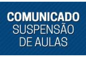 SUSPENSÃO DAS AULAS